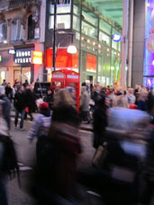 Red Phoney Box in Regent Street, London