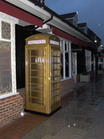 A gold coloured Phoney Box