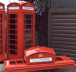 Two assembled Phoney Boxes and another as a flat pack