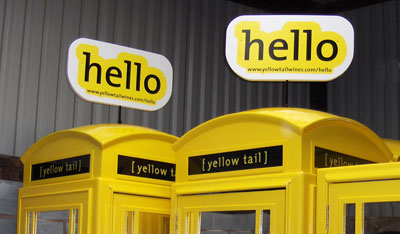 Yellow Tail Wines yellow Phoney Boxes